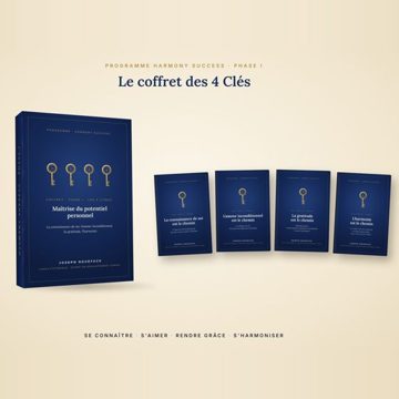 Les 4 livres séparés + guide de bienvenue